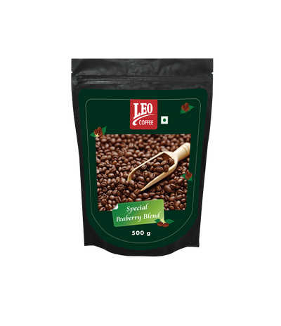Leo's Special Peaberry Coffee blend 500 grams
